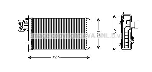 AVA QUALITY COOLING Lämmityslaitteen kenno IV6047